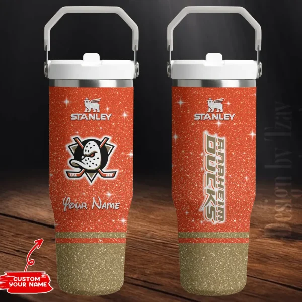 Anaheim Ducks Edition Sport Fan Gift Flip Straw 30oz Tumbler AZFST206