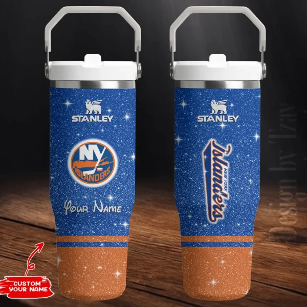 New York Islanders Edition Sport Fan Gift Flip Straw 30oz Tumbler AZFST208
