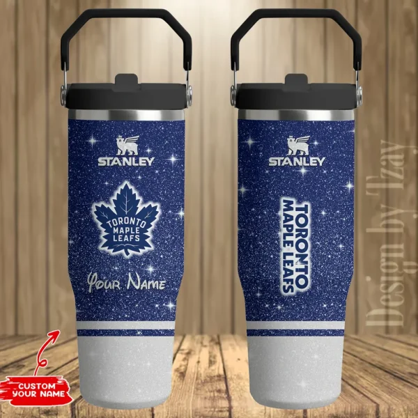 Toronto Maple Leafs Edition Sport Fan Gift Flip Straw 30oz Tumbler AZFST217
