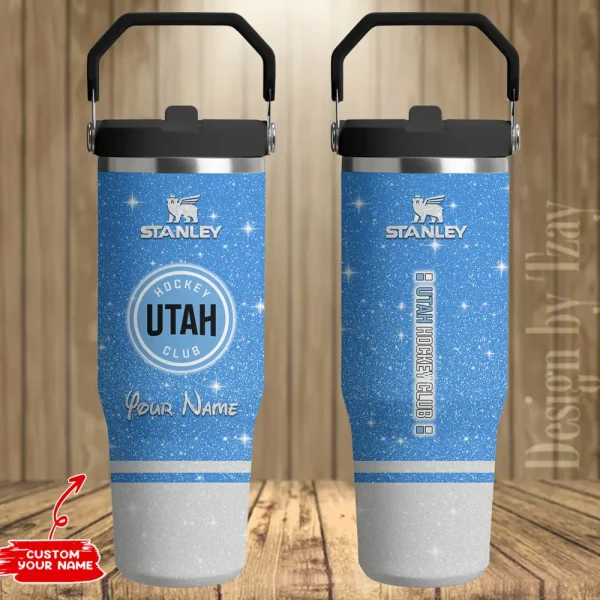 Utah Hockey Club Edition Sport Fan Gift Flip Straw 30oz Tumbler AZFST218