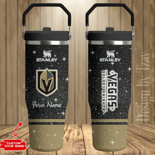 Vegas Golden Knights Edition Sport Fan Gift Flip Straw 30oz Tumbler AZFST220