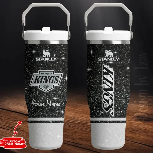 Los Angeles Kings Edition Sport Fan Gift Flip Straw 30oz Tumbler AZFST224