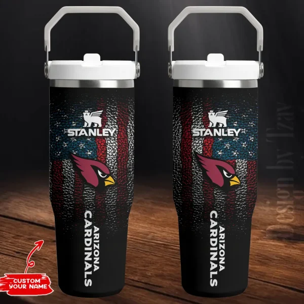 Arizona Cardinals Edition Sport Fan Gift Flip Straw 30oz Tumbler AZFST225