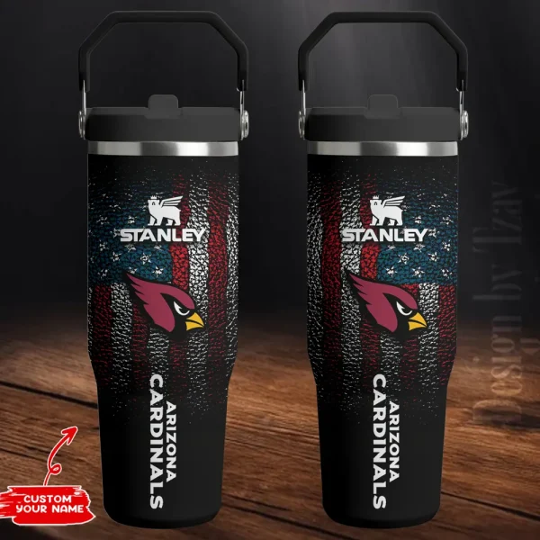 Arizona Cardinals Edition Sport Fan Gift Flip Straw 30oz Tumbler AZFST225 - Image 2
