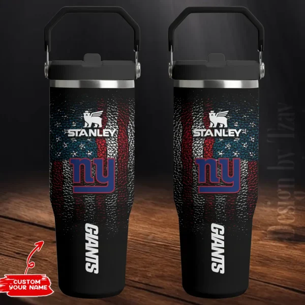 New York Giants Edition Sport Fan Gift Flip Straw 30oz Tumbler AZFST248