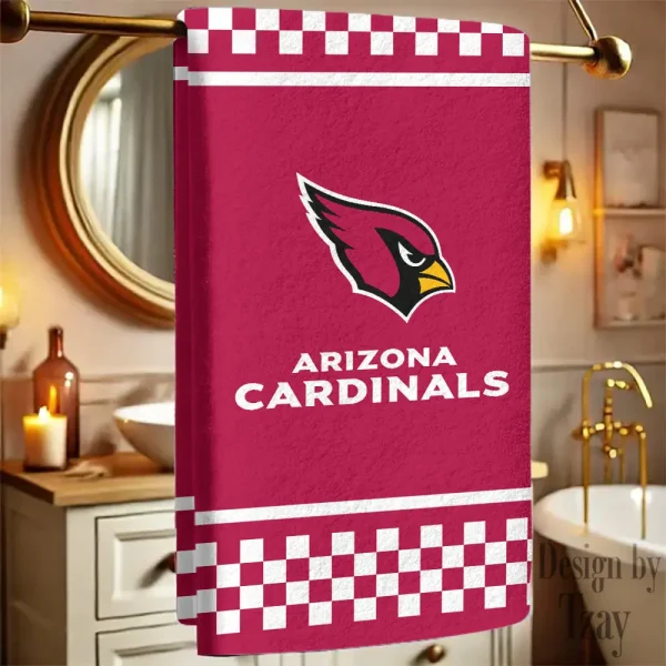 Arizona Cardinals New Bath Towel Custom Any Name Gift For Fan SPTNBATHTOWEL161