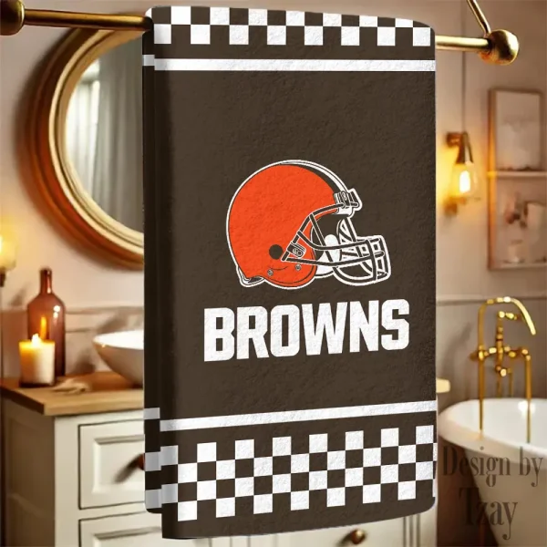 Cleveland Browns New Bath Towel Custom Any Name Gift For Fan SPTNBATHTOWEL171
