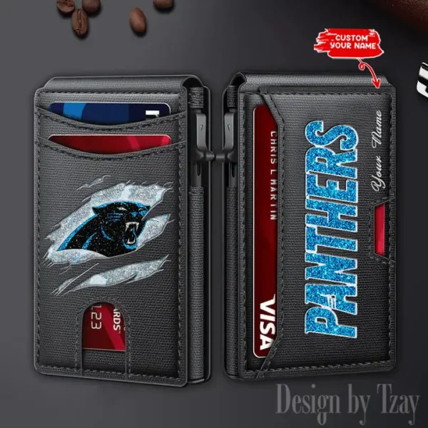 Carolina Panthers Blocking Pop Up Card Holder SPTFCS114