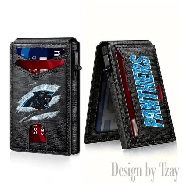 Carolina Panthers Blocking Pop Up Card Holder SPTFCS114 - Image 2