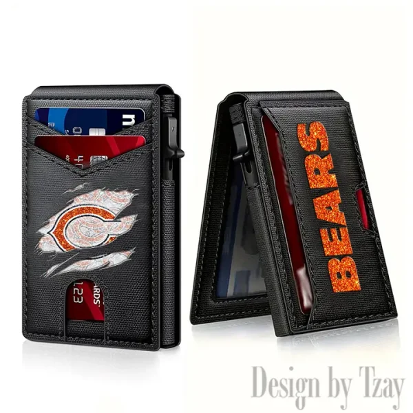 Chicago Bears Blocking Pop Up Card Holder SPTFCS115