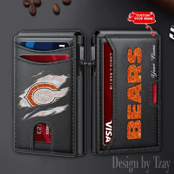 Chicago Bears Blocking Pop Up Card Holder SPTFCS115 - Image 2