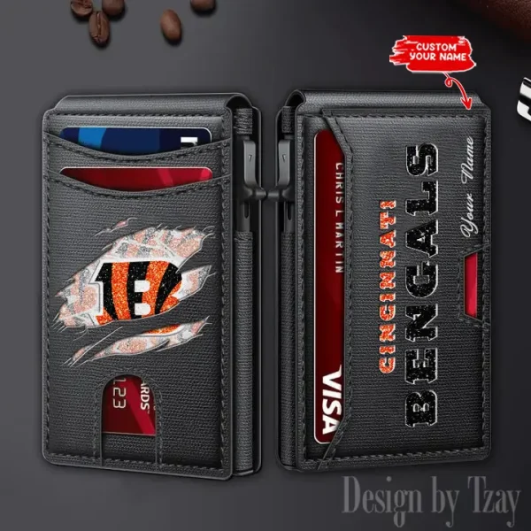 Cincinnati Bengals Blocking Pop Up Card Holder SPTFCS116