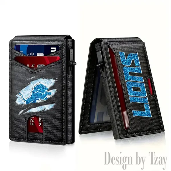 Detroit Lions Blocking Pop Up Card Holder SPTFCS120 - Image 2