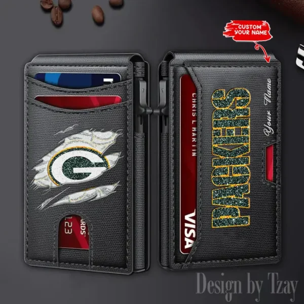 Green Bay Packers Blocking Pop Up Card Holder SPTFCS121