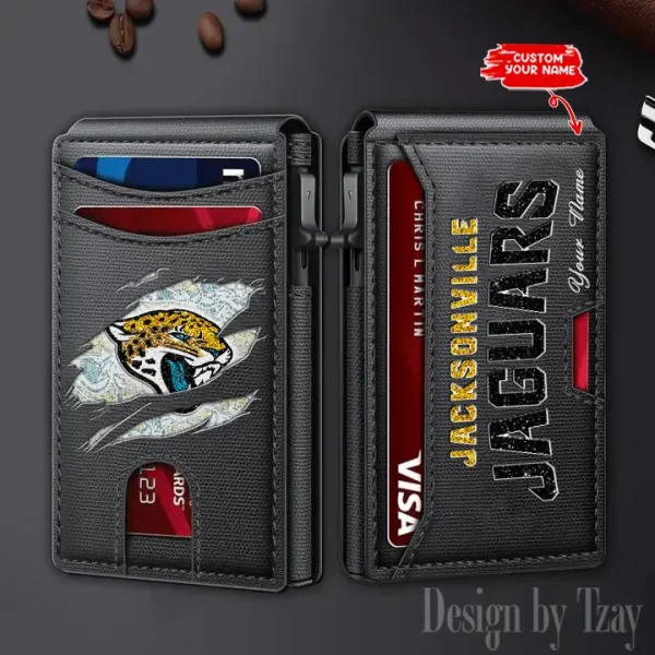 Jacksonville Jaguars Blocking Pop Up Card Holder SPTFCS124