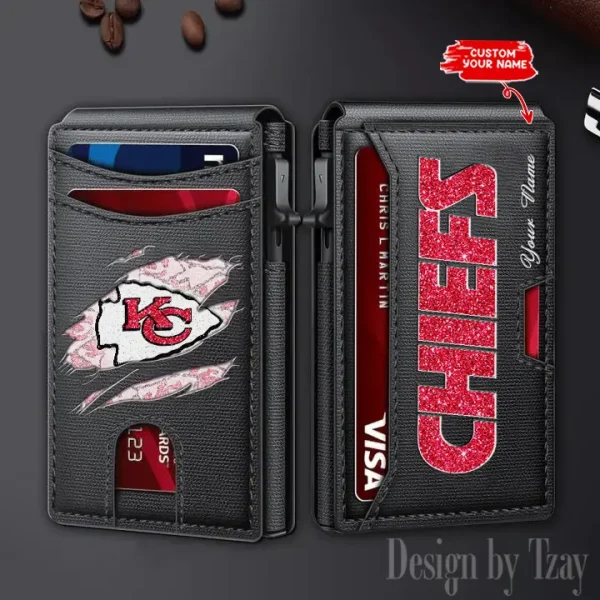 Kansas City Chiefs Blocking Pop Up Card Holder SPTFCS125