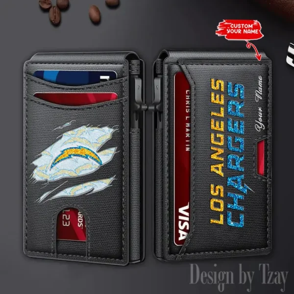Los Angeles Chargers Blocking Pop Up Card Holder SPTFCS127 - Image 2