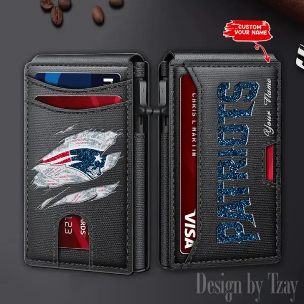 New England Patriots Blocking Pop Up Card Holder SPTFCS131 - Image 2