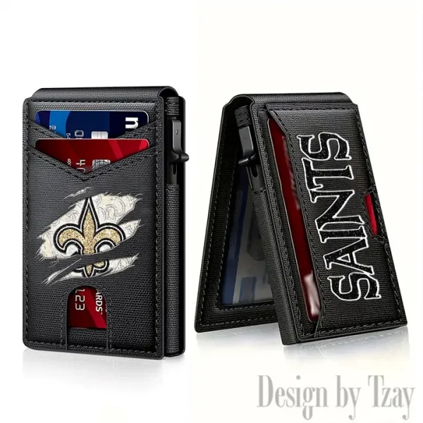 New Orleans Saints Blocking Pop Up Card Holder SPTFCS132 - Image 2