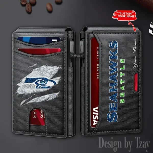 Seattle Seahawks Blocking Pop Up Card Holder SPTFCS138