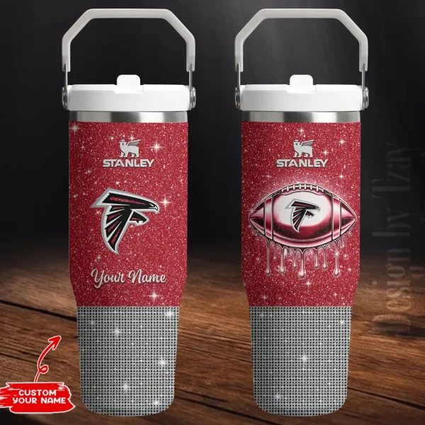 Atlanta Falcons Portable Car Cup Stainless Steel 304 Tumbler Water Bottle 30oz AZFST259
