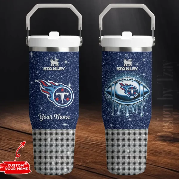Tennessee Titans Portable Car Cup Stainless Steel 304 Tumbler Water Bottle 30oz AZFST288
