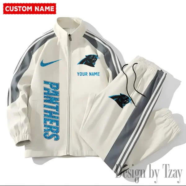 Carolina Panthers NFL 2 Piece Casual Athletic Jogging Warm Up S9VSS2PS460