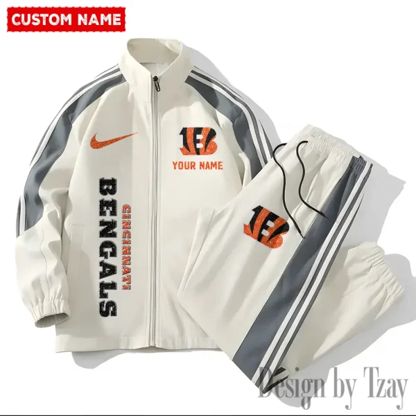 Cincinnati Bengals NFL 2 Piece Casual Athletic Jogging Warm Up S9VSS2PS462 - Image 2
