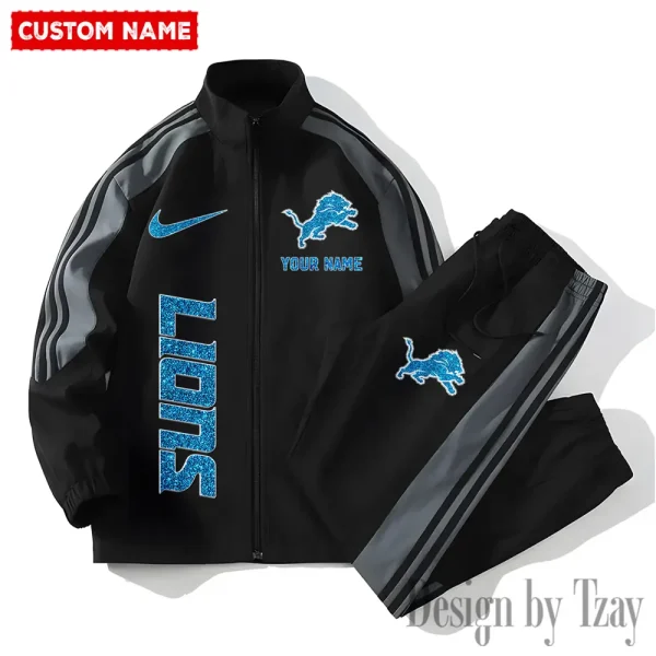 Detroit Lions NFL 2 Piece Casual Athletic Jogging Warm Up S9VSS2PS466