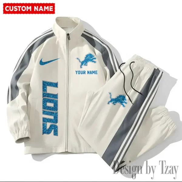 Detroit Lions NFL 2 Piece Casual Athletic Jogging Warm Up S9VSS2PS466 - Image 2