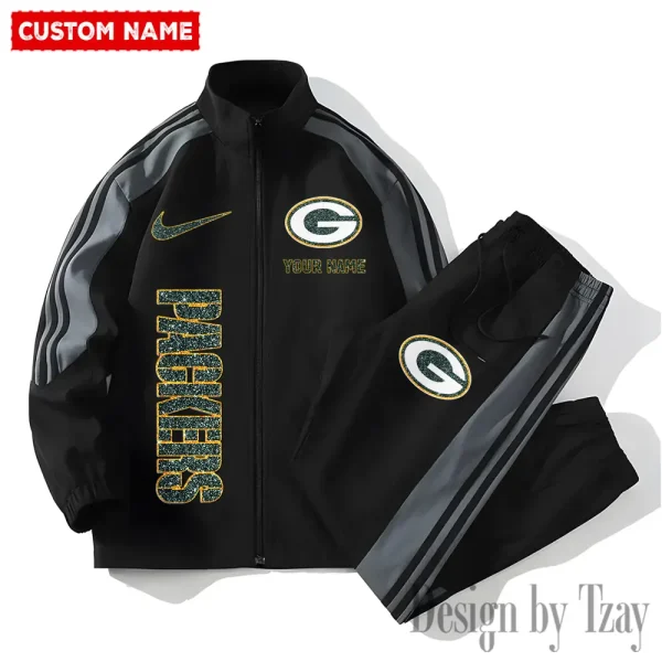Green Bay Packers NFL 2 Piece Casual Athletic Jogging Warm Up S9VSS2PS467