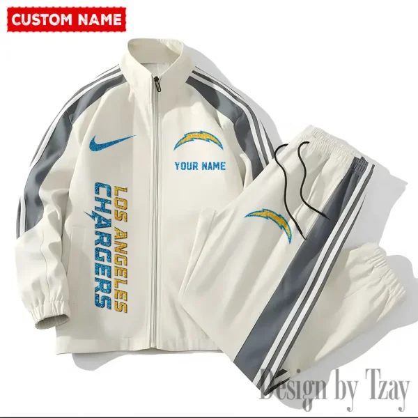 Los Angeles Chargers NFL 2 Piece Casual Athletic Jogging Warm Up S9VSS2PS473 - Image 2
