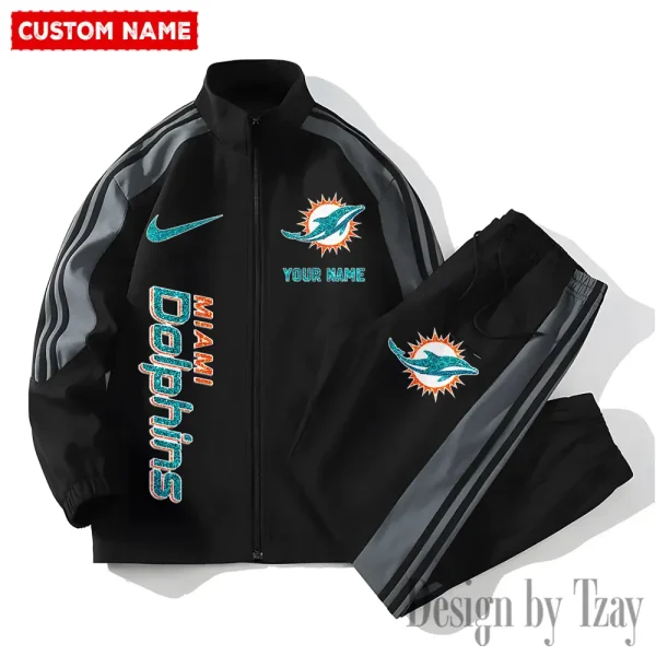Miami Dolphins NFL 2 Piece Casual Athletic Jogging Warm Up S9VSS2PS475