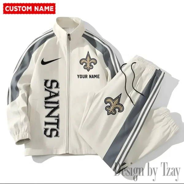 New Orleans Saints NFL 2 Piece Casual Athletic Jogging Warm Up S9VSS2PS478