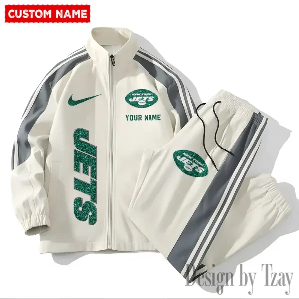 New York Jets NFL 2 Piece Casual Athletic Jogging Warm Up S9VSS2PS480