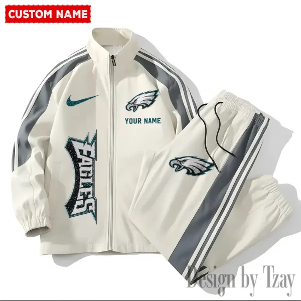 Philadelphia Eagles NFL 2 Piece Casual Athletic Jogging Warm Up S9VSS2PS481