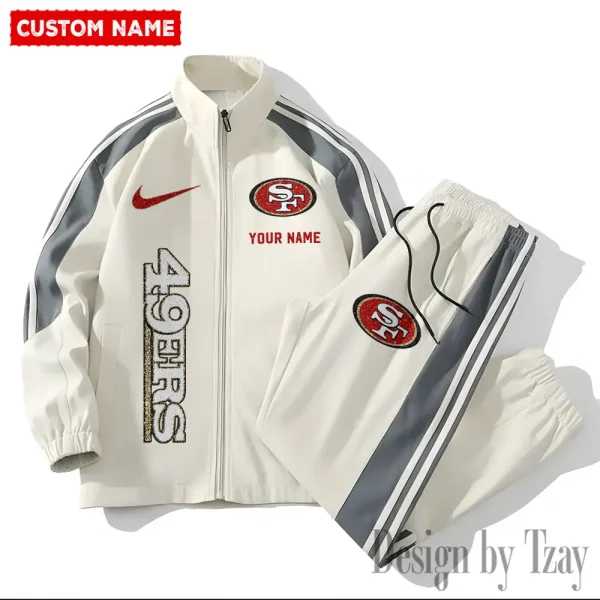 San Francisco 49ers NFL 2 Piece Casual Athletic Jogging Warm Up S9VSS2PS483 - Image 2