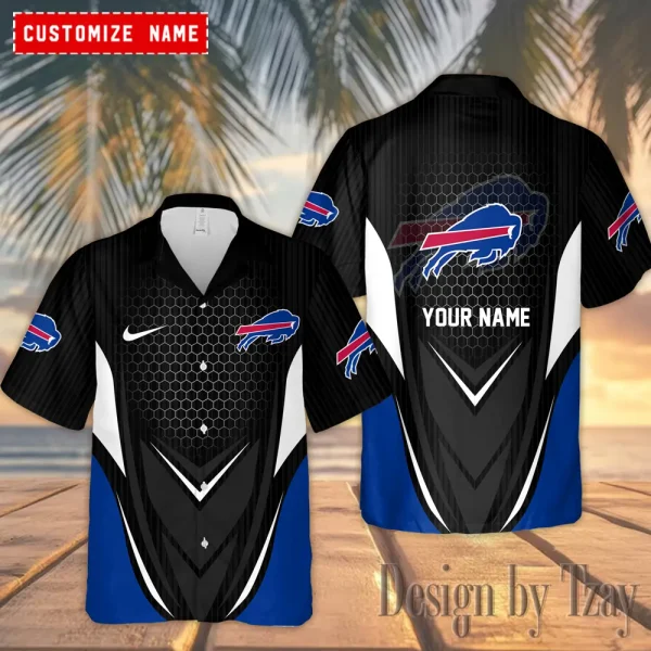 Buffalo Bills Casual Men's Hawaiian Shirt 3D Printed New AZHWS1185