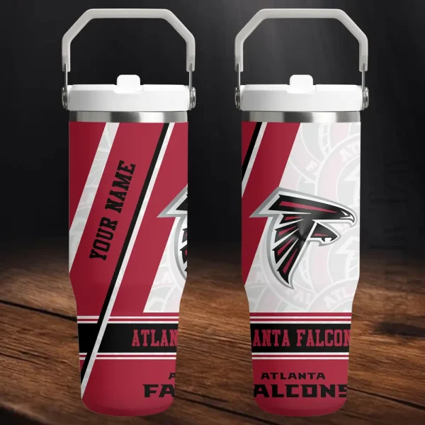 Atlanta Falcons Portable Car Cup Stainless Steel 304 Tumbler Water Bottle 30oz AZFST291