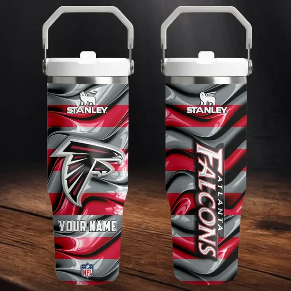 Atlanta Falcons Portable Car Cup Stainless Steel 304 Tumbler Water Bottle 30oz AZFST295