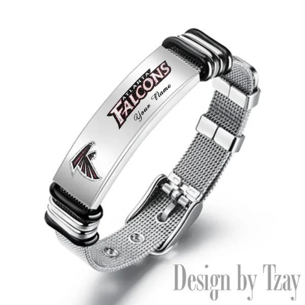 Atlanta Falcons Bracelet Perfect Gift For Fans SPTSBRACELET034 - Image 2