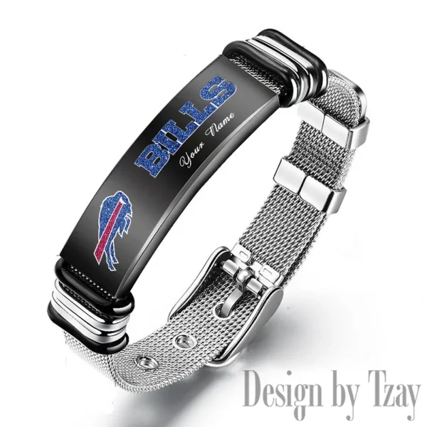 Buffalo Bills Bracelet Perfect Gift For Fans SPTSBRACELET036 - Image 3