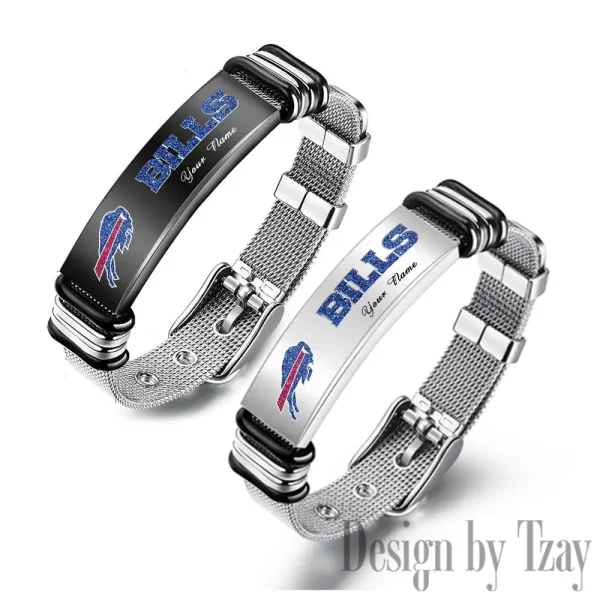 Buffalo Bills Bracelet Perfect Gift For Fans SPTSBRACELET036 - Image 4