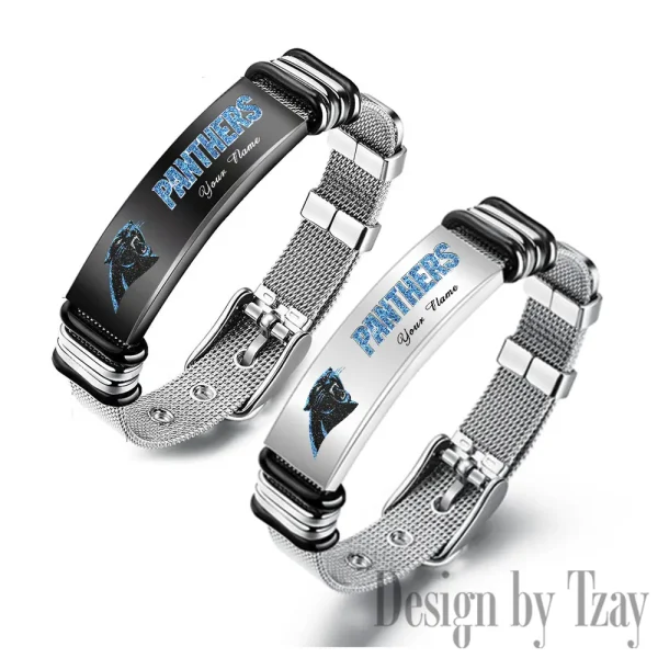 Carolina Panthers Bracelet Perfect Gift For Fans SPTSBRACELET037