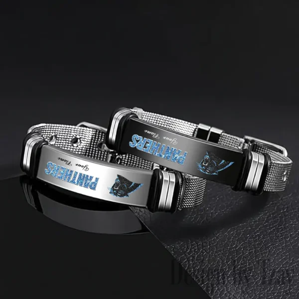 Carolina Panthers Bracelet Perfect Gift For Fans SPTSBRACELET037 - Image 4