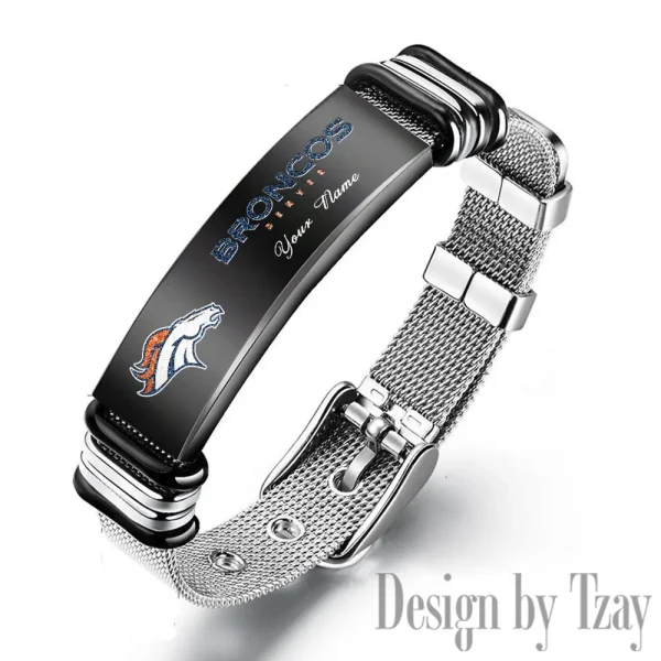 Denver Broncos Bracelet Perfect Gift For Fans SPTSBRACELET042 - Image 2