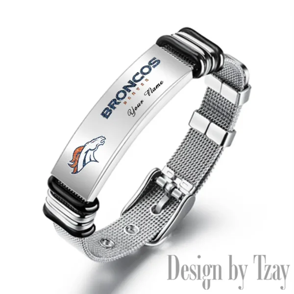 Denver Broncos Bracelet Perfect Gift For Fans SPTSBRACELET042 - Image 3