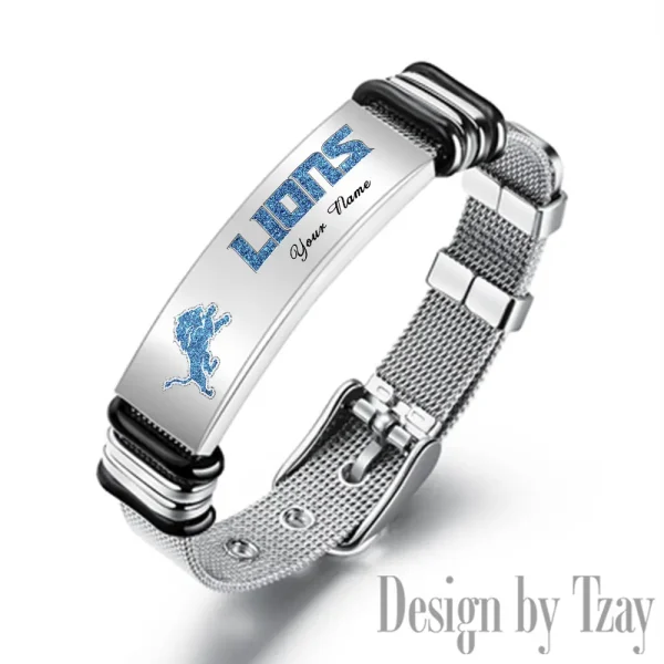 Detroit Lions Bracelet Perfect Gift For Fans SPTSBRACELET043 - Image 2