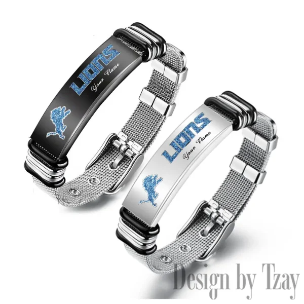 Detroit Lions Bracelet Perfect Gift For Fans SPTSBRACELET043