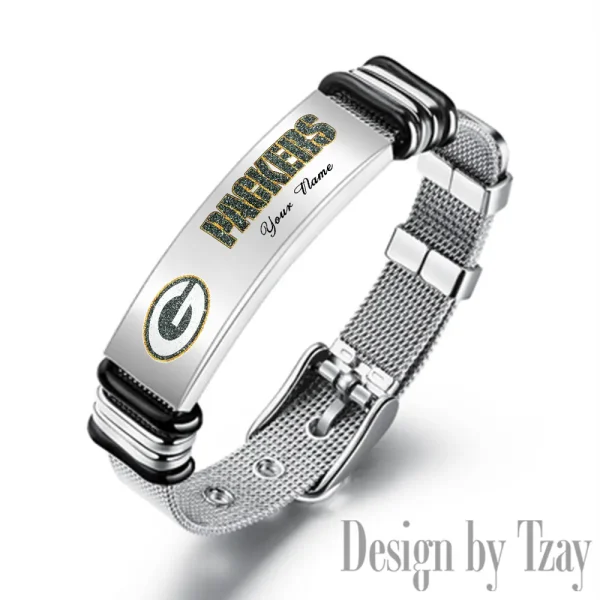 Green Bay Packers Bracelet Perfect Gift For Fans SPTSBRACELET044 - Image 2